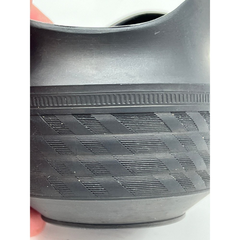 Antique Black Basalt Creamer Unmarked