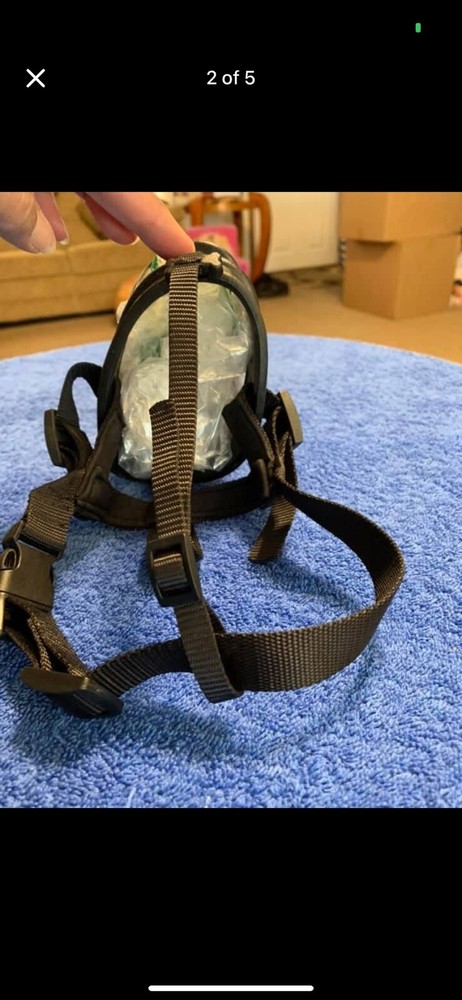 Rubber Adjustable Breathable Dog Muzzle Size 3