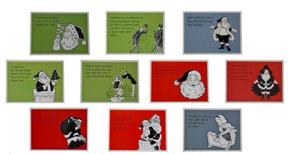 Sommeecards Holiday Assorted Cards and Envelopes 15 Pack