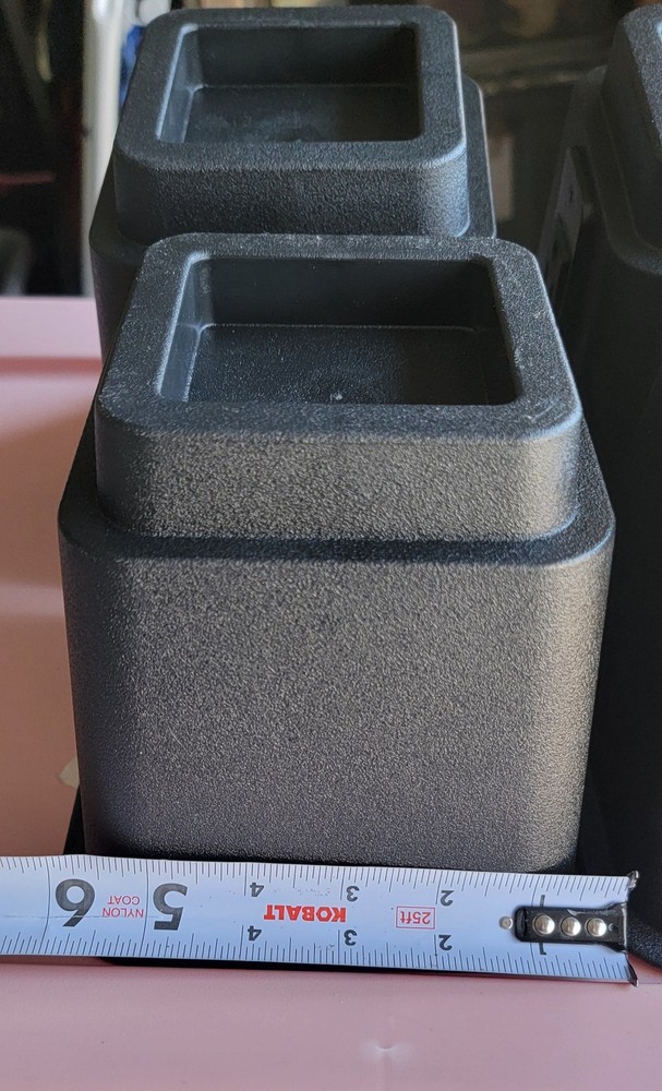 Set of 4 Stackable Bed Risers Sturdy Great for Dorm 6" tall