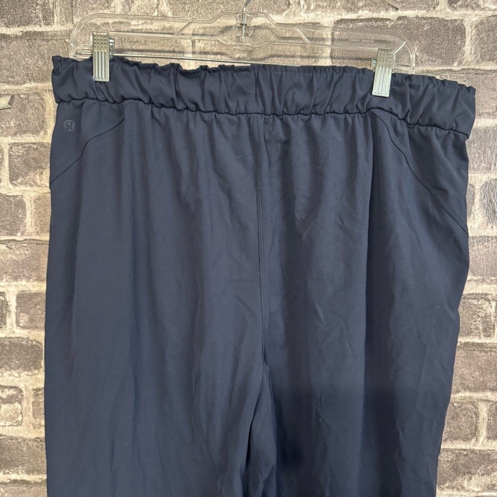 Lululemon Keep Moving Jogger True Navy pants pockets SIZE 14