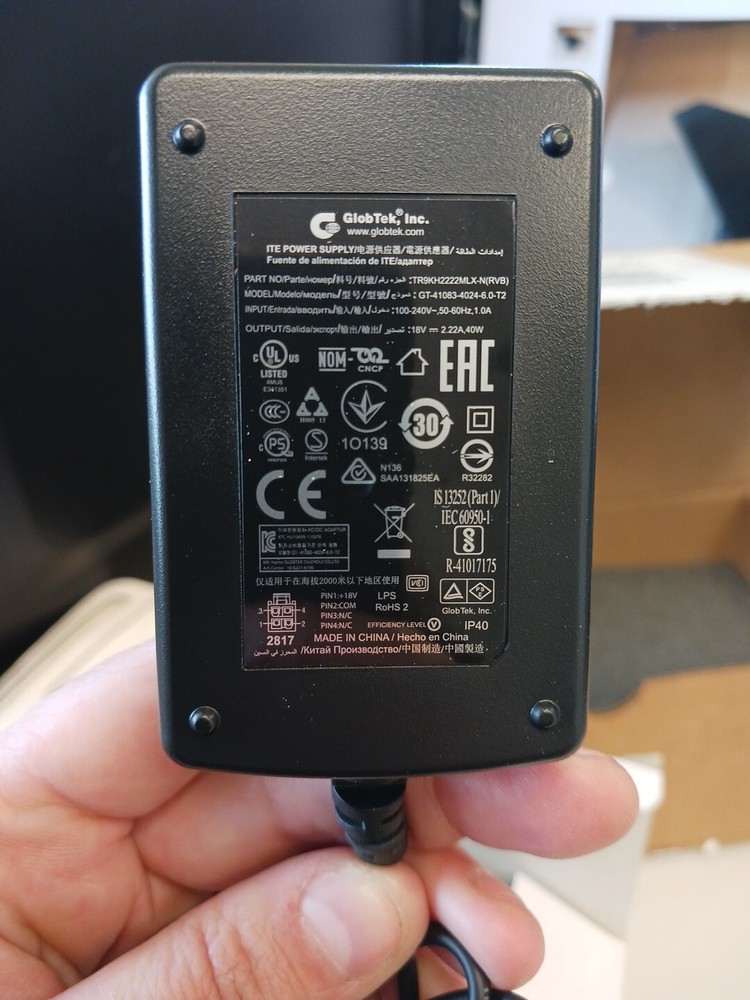 NEW Kronos Power Adapter for External Outlet, Time clock 8609002-001