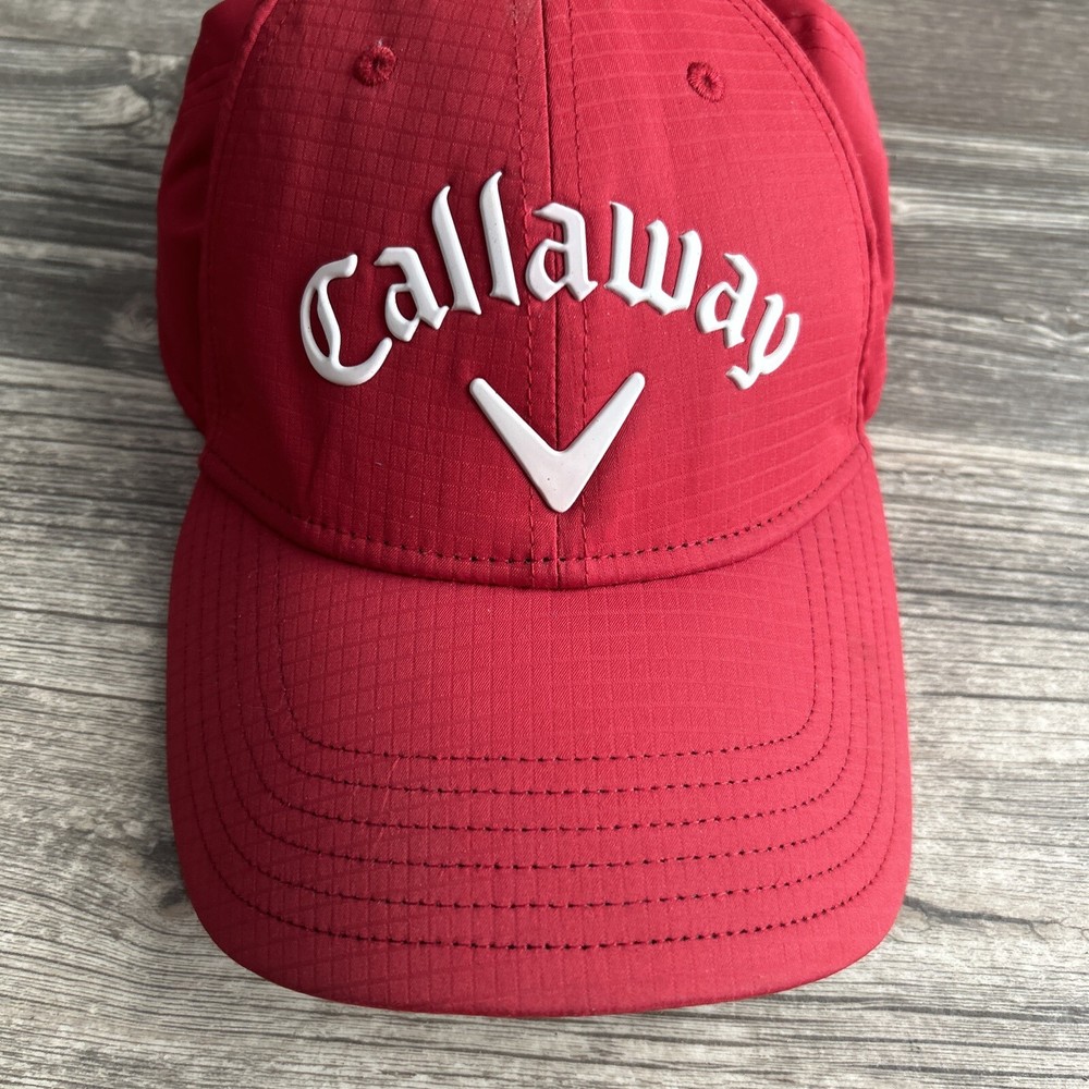 callaway red adjustable hat