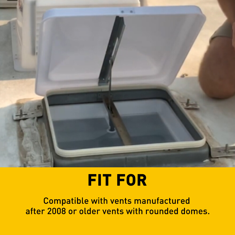 2 Pack For RV Roof Vent Seal 51" TPE Rubber Camper Vent Fan Gasket Replacement