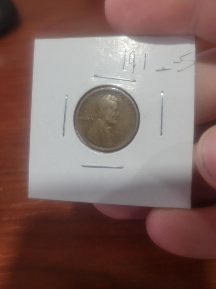 19- -S Wheat Penny Serious Grease Error