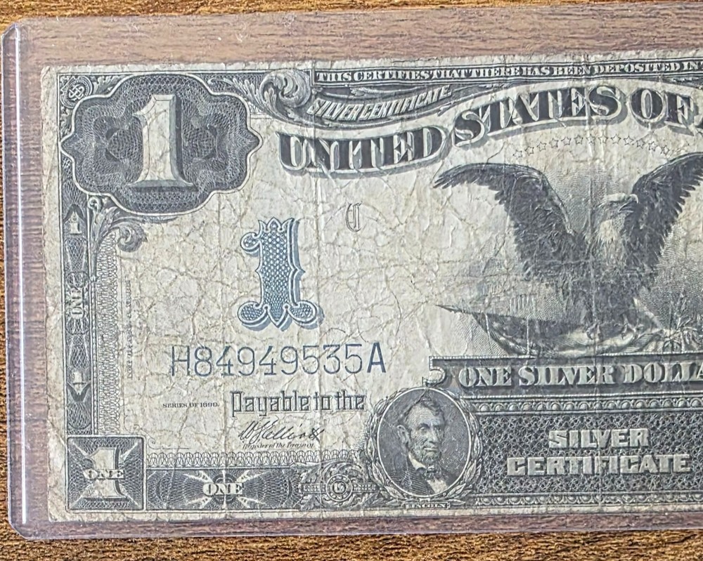 1899 $1 black eagle silver certificate