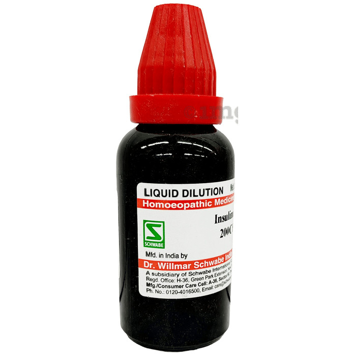 Willmar Schwabe Insulinum 200 CH Dilution, 30 ml