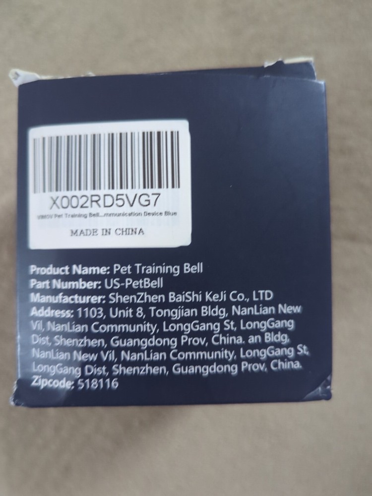 Vimov Dog Bell Training Bell For Potty Training One Bell