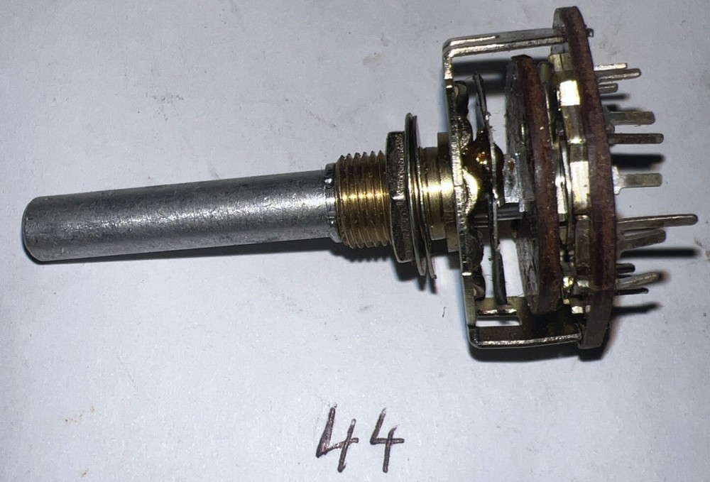 Alpha 6 Position, 2 Pole, Rotary Selector Switch Condition is New