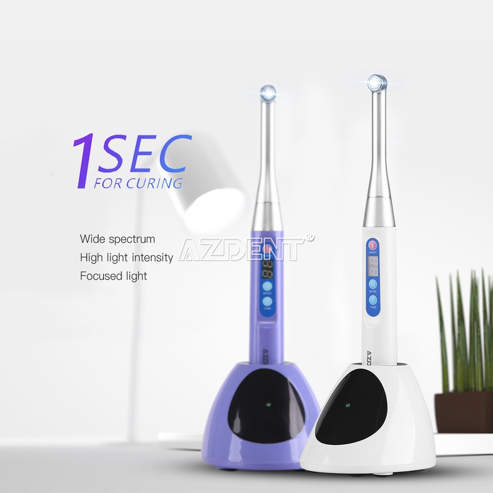 Dental Wireless Curing Light Lamp 1s Cure 3200mW/c㎡