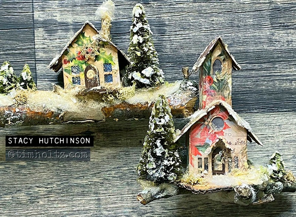 Sizzix Thinlits Paper Village 16PC set #664741 Retail $22.99 by Tim Holtz