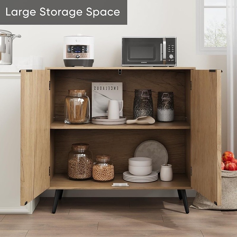 Large Storage Buffet Cabinet Multi-Functional TV Stand Sideboard Organizer New