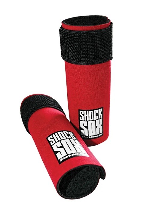 Shock Sox Dirt Shock Sox for Inverted Forks 6" Red