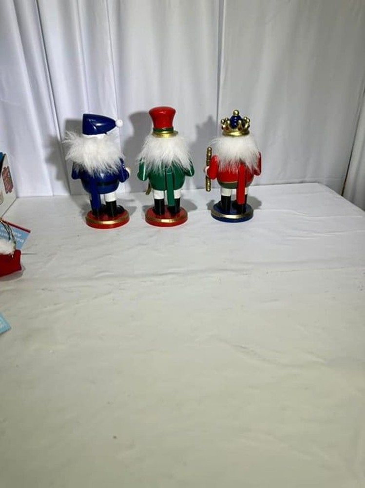 3 New Nutcrackers 4" tall