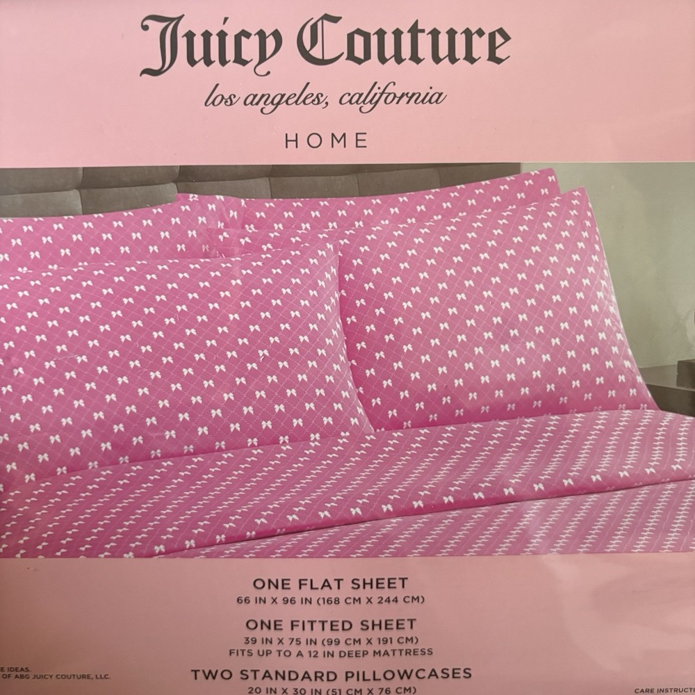 Juicy Couture Twin Sheet Set