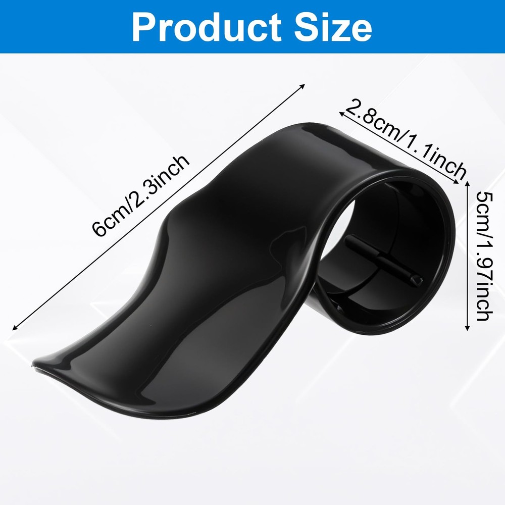 3 Pcs Motorcycle Throttle Mount Assist One Size, Black
