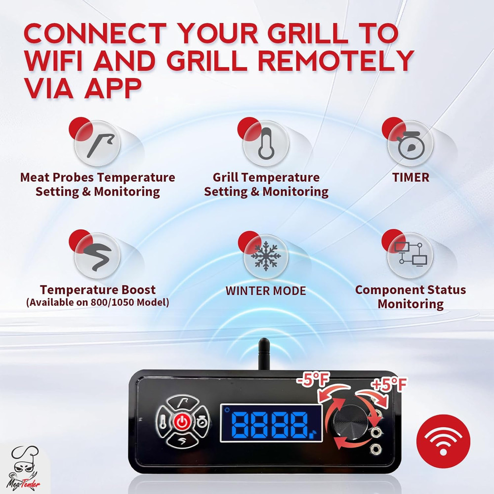 Replacement Wifi Control Board for Masterbuilt Gravity Digital Charcoal Grill an