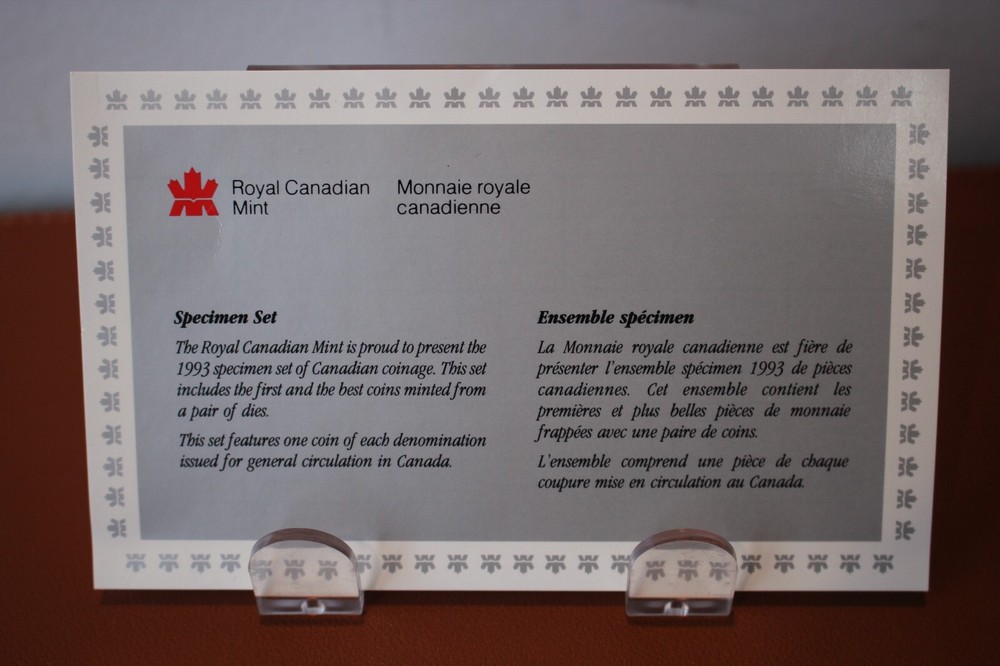 1993 RCM Canada Uncirculated 6-coin Specimen Set