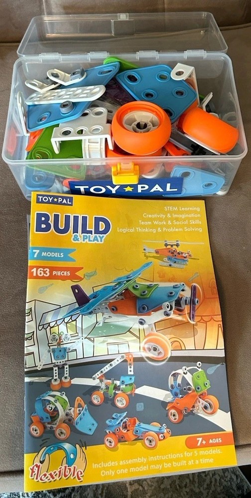 Toy Pal Build & Play STEM Building Toy Learning 7 Models Logical Thinking EUC