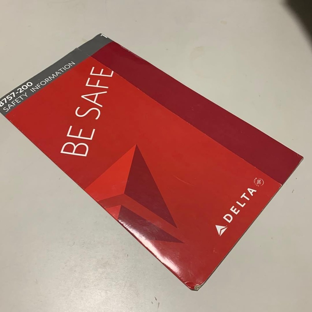 Delta Airlines Safety Guide B757