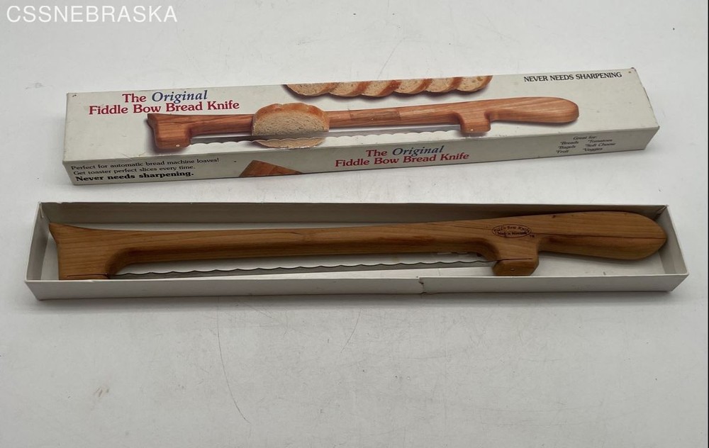 Fiddle Bow Bread Knife
