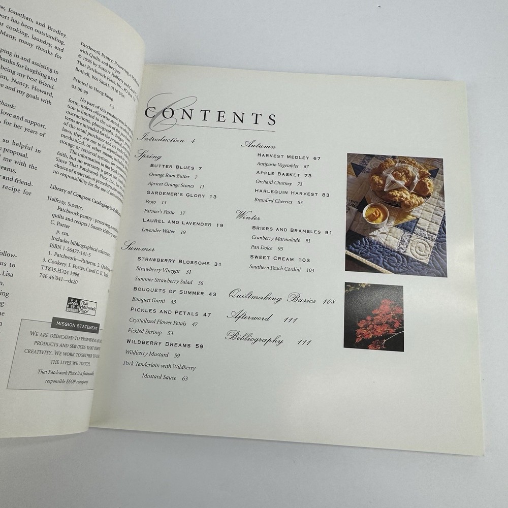 Patchwork Pantry: Preserving a Tradition With Quilts & Recipes 1996