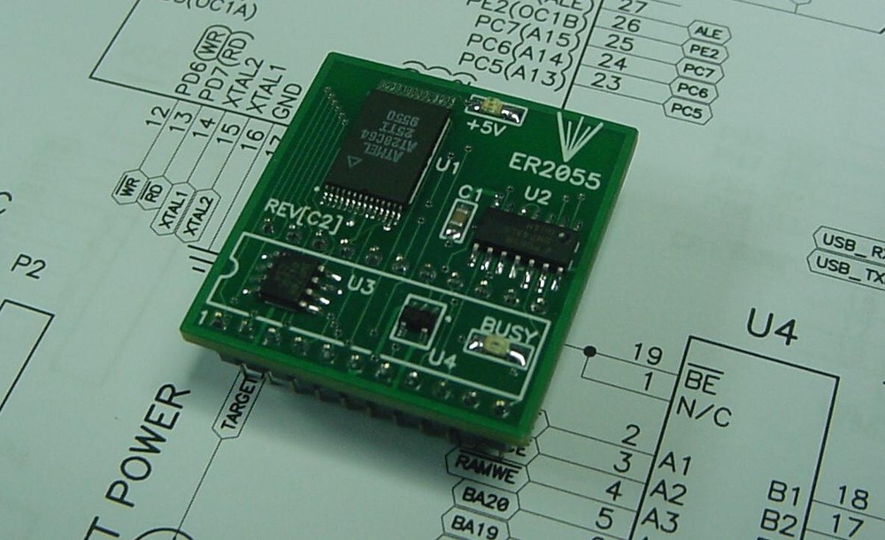 ER2055 NVRAM REPLACEMENT FOR ARCADE BOARD PCB