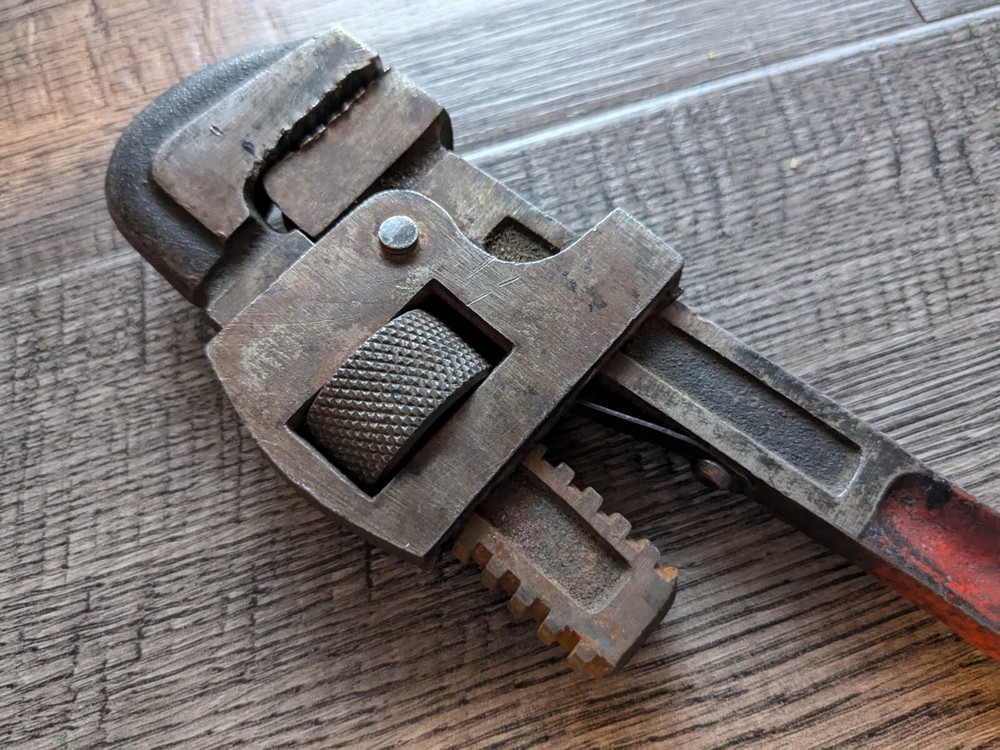 Vintage Pipe Adjustable Wrench #10 Made in Germany