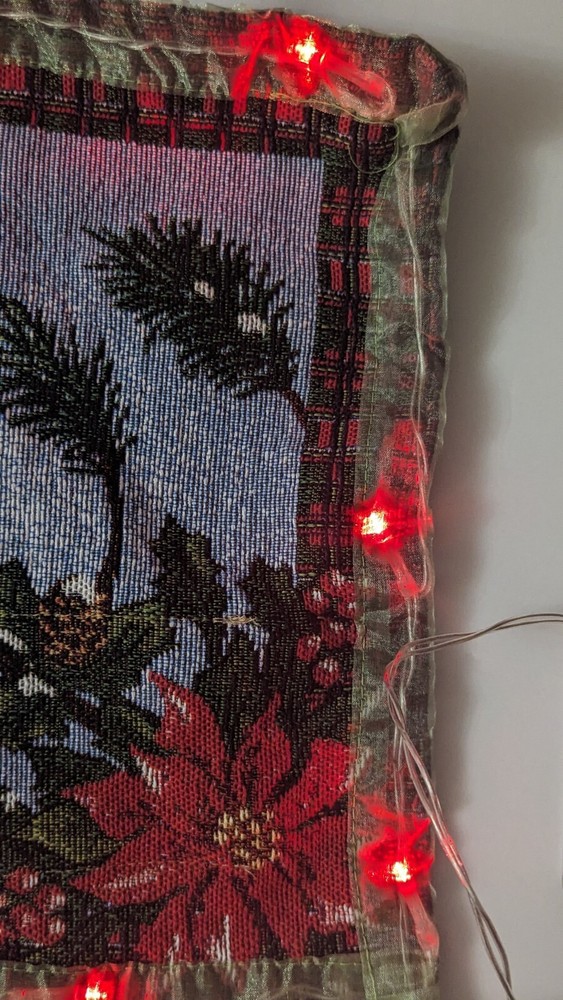 Lighted Christmas Table Runner