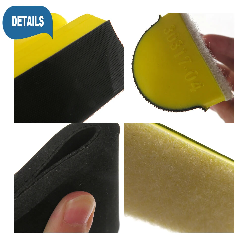 9 Pcs Hand Sanding Block Set Sanding Disc Holder Grinding Sponge Abrasive Tool