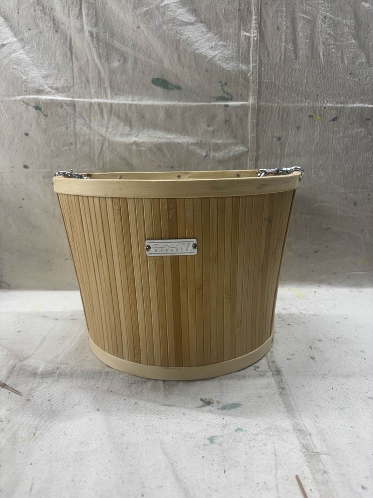 Sunlite Front Basket bamboo QR with Bracket
