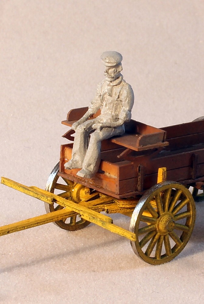 Berkshire Valley Models HO/HOn3 1/87 Wagon Driver #2 (driver only), #2181