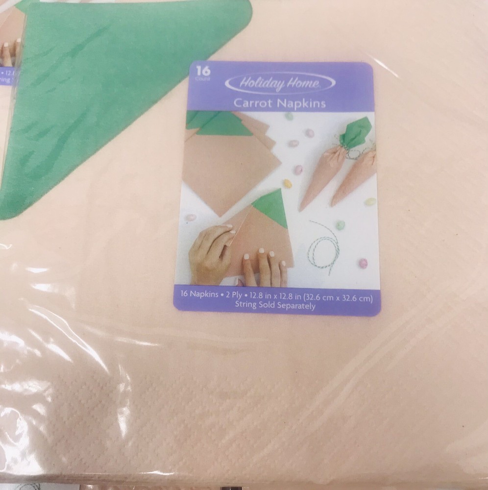 5 Pkgs. 16 count Holiday Home Easter Lunch Napkins
