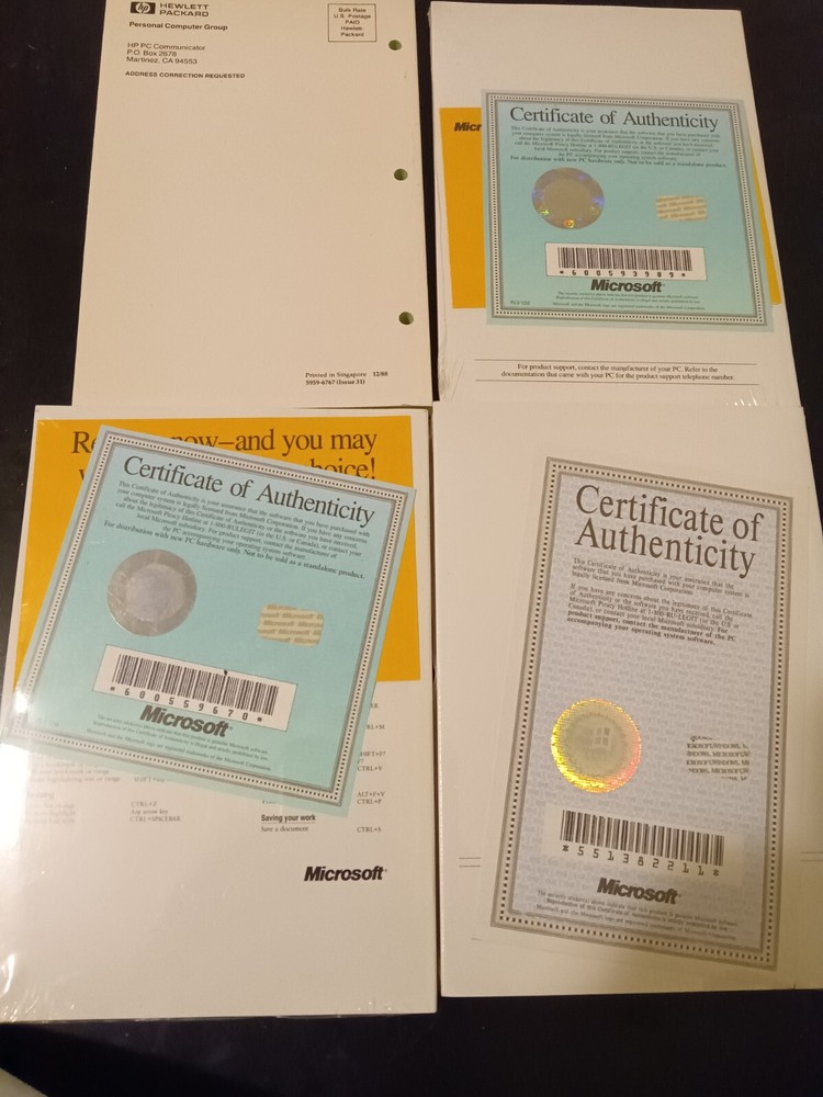 Microsoft Office 1995 User Guides New Condition. MS DOS MS Windows Microsoft...