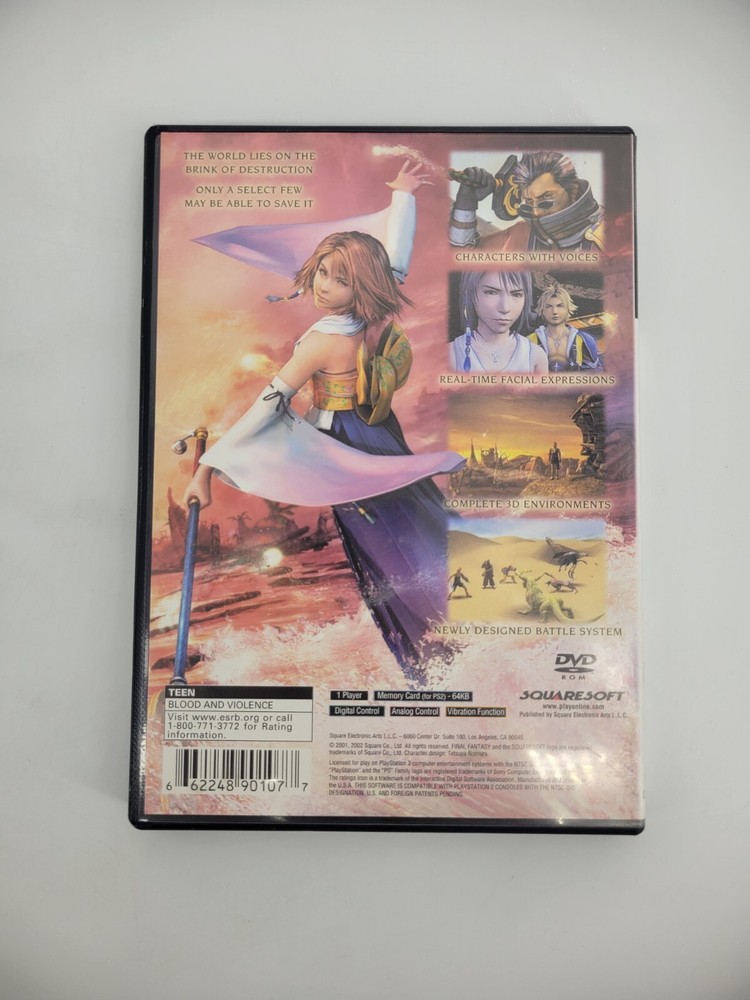 Final Fantasy X ( PS2 ) Disc & case only! Used | Tested