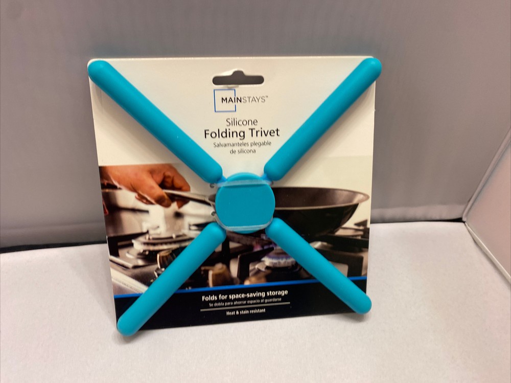 Folding Trivet Silicone No Slip Space Saver