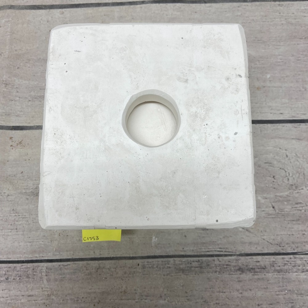 Vintage 1995 Boothe Mold Ceramic Casting Mold Plain Dip Insert #1068