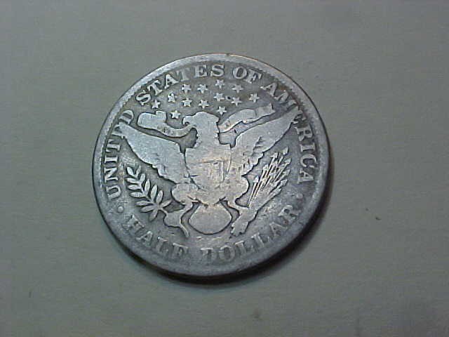 1899- P BARBER HALF DOLLAR