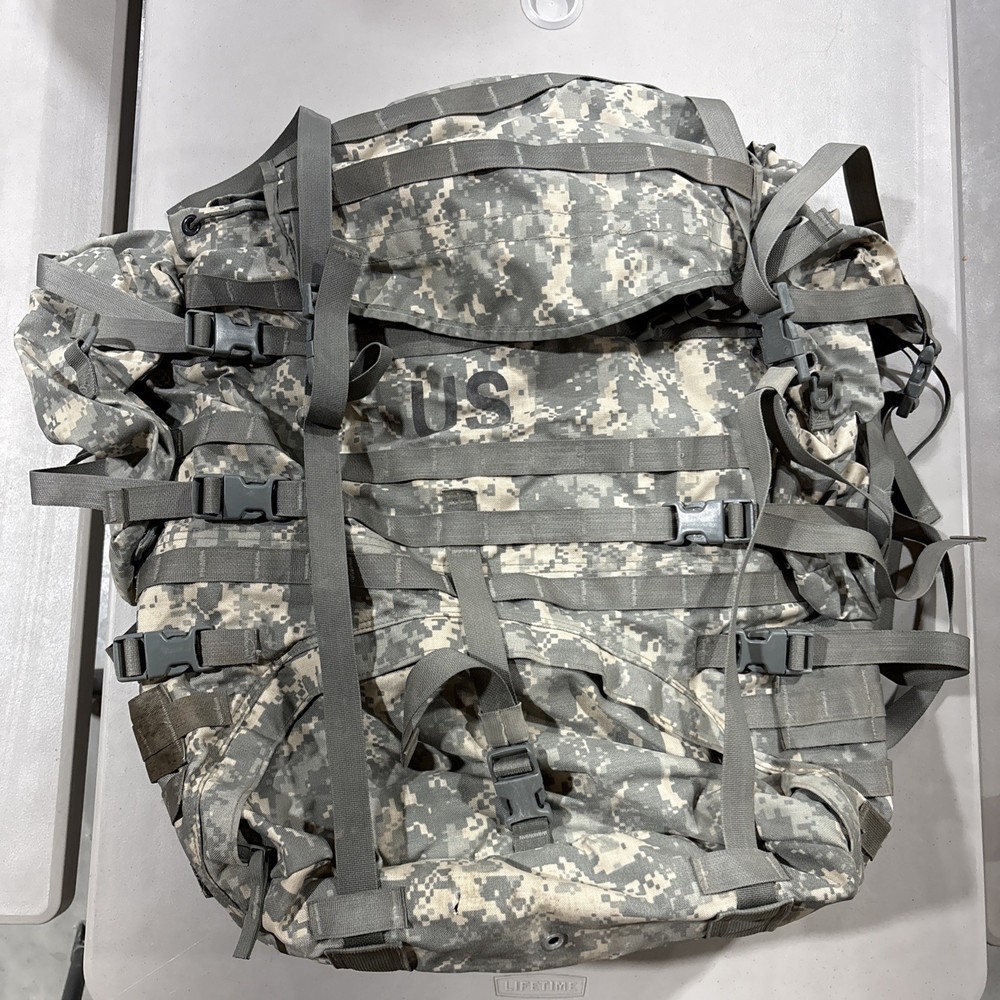 Large Military Camo Rucksack With Frame
