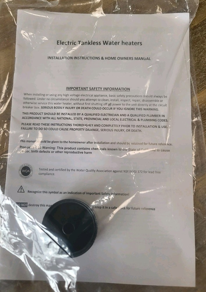 Tankless Water Heater 27kw Instant On Demand Whole Home Commercial ECO-270A