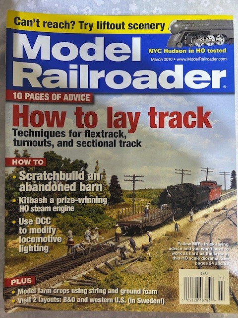 Model Railroader Magazine 2010