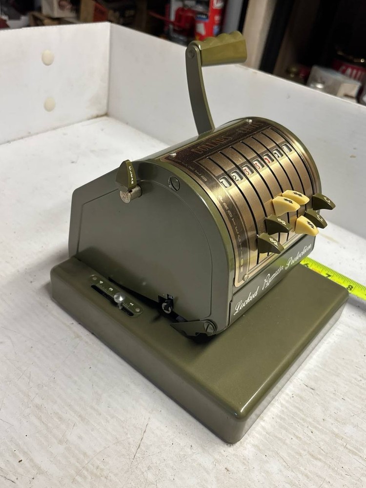 Paymaster Series X-550 check writer locked protection