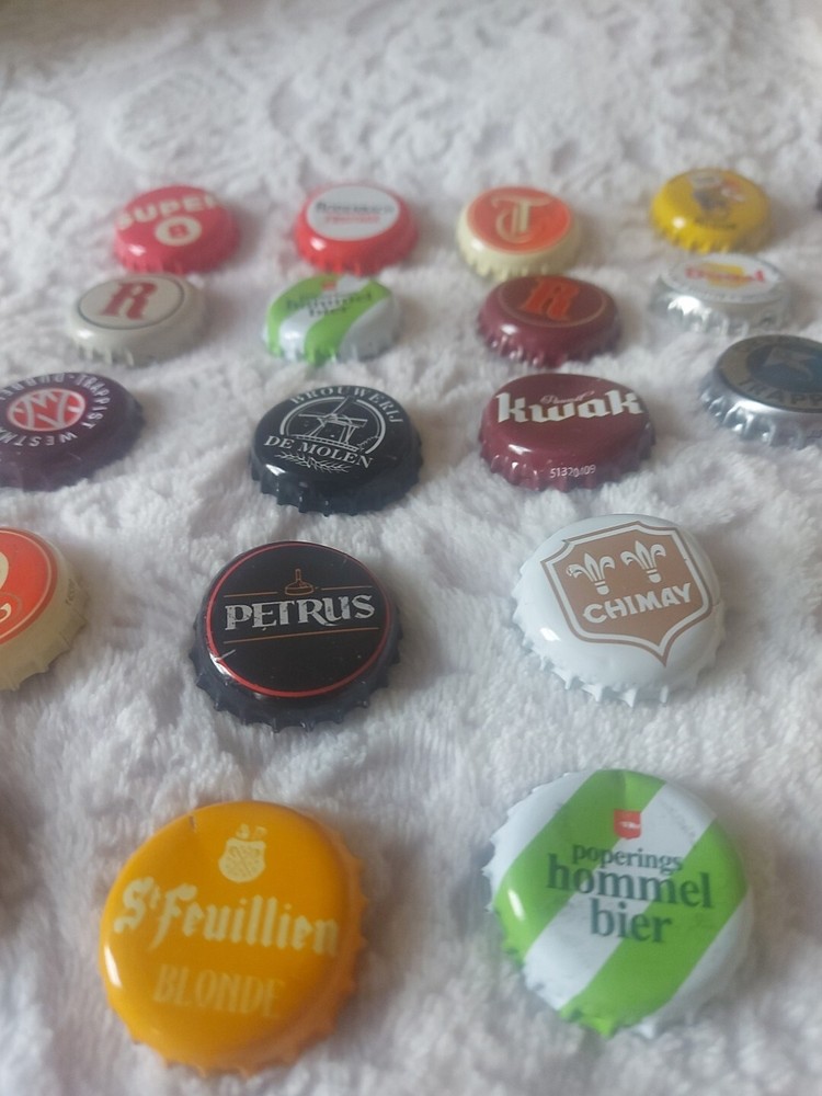 25 Belgian Beer Bottle tops