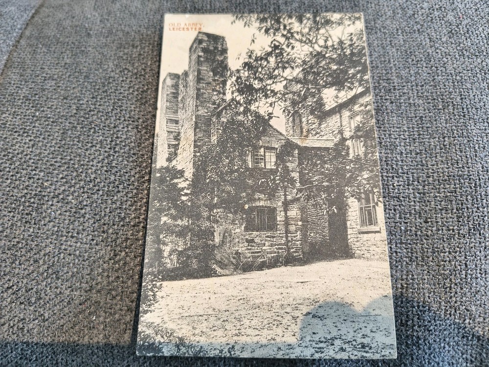 Old Abbey Leicster Postcard