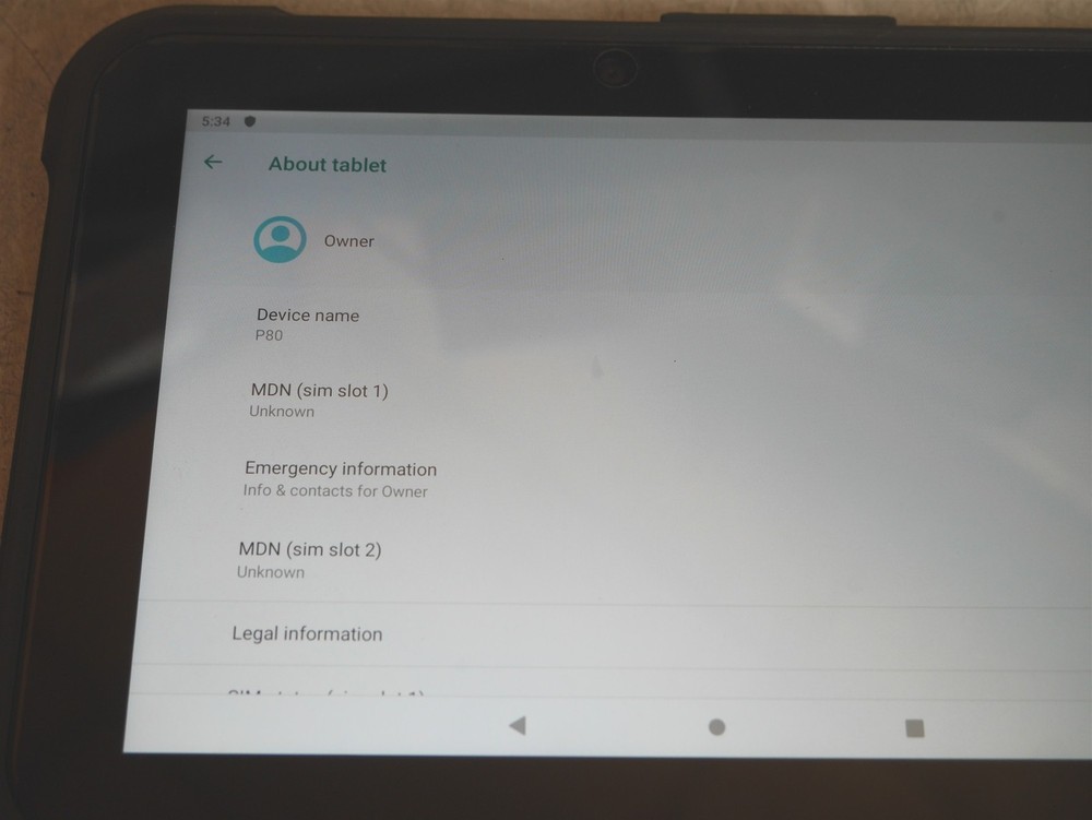 Chainway P80 Rugged Android Barcode Scanner Tablet Factory Reset