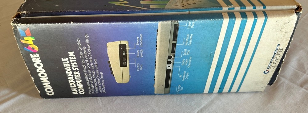 Commodore 64 Personal Computer W/ Original Box - POWERS ON