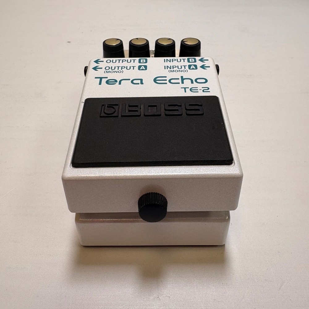 Boss TE-2 Tera Echo Guitar Effects Pedal - White, Ambient Sound Processor