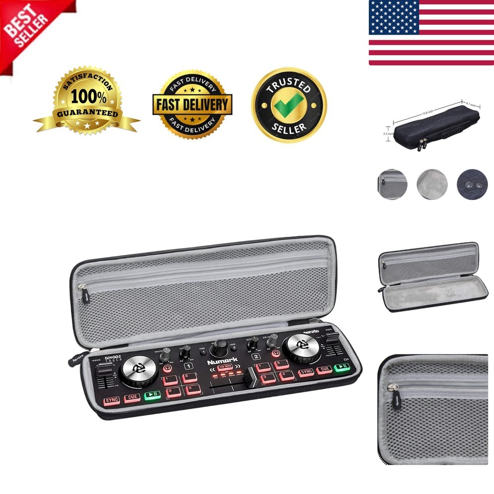 Case Compatible with Numark DJ2GO2 Touch Compact DJ Controller, Storage Porta...