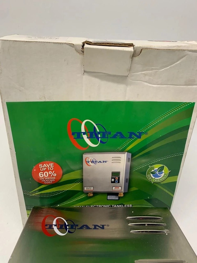 Titan Electronic Tankless Water Heater Model N-210 Volts 240 VAC OPEN BOX