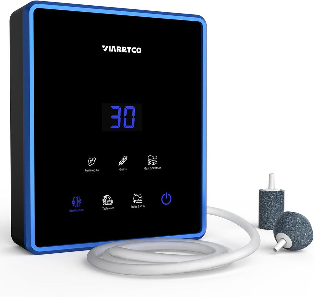 Portable Ozone Machine Generation for Water and Air Blue
